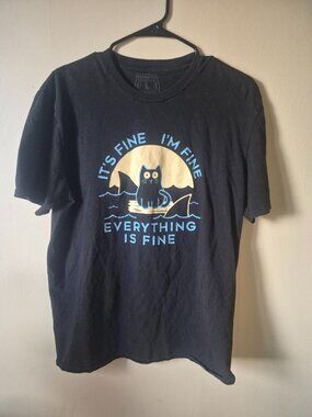 T-shirt with funny cat